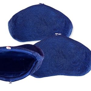 Vintage Black Bead Clutch